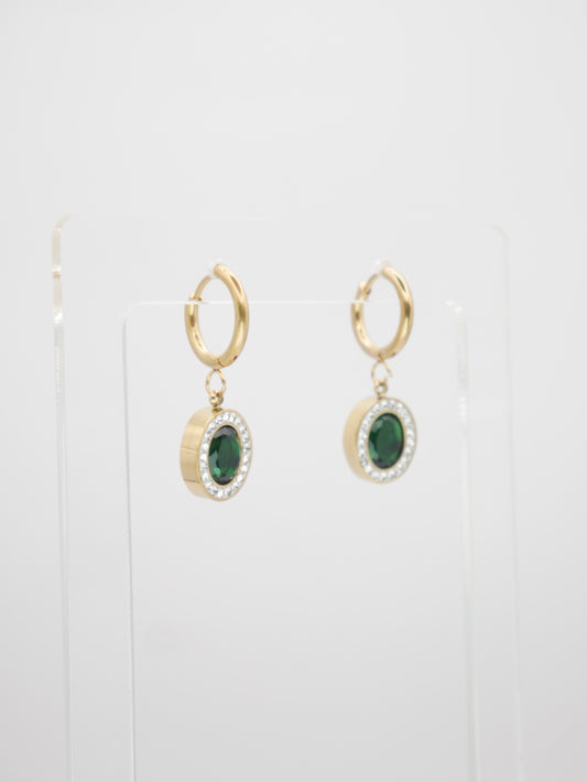 Auskari "Green Eyes"