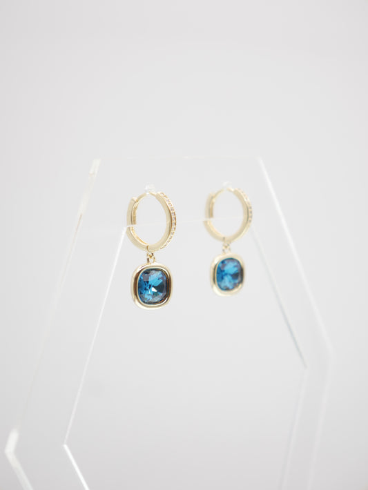 Auskari "Leonora Blue"