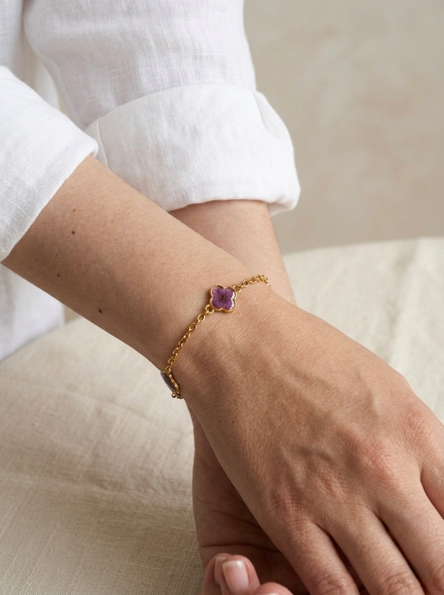 Rokassprādze "Clover & Bloom"