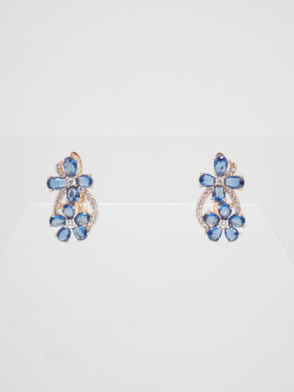 Auskari "Blue Flowers"