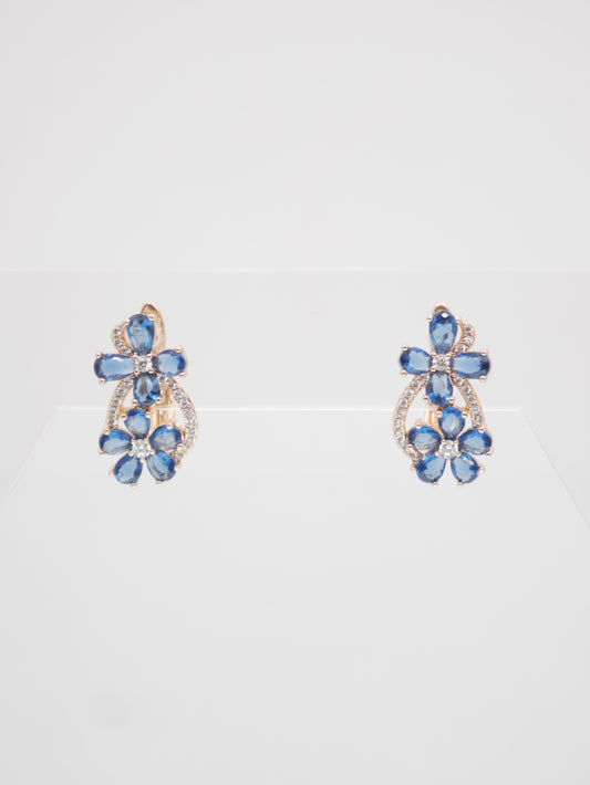 Auskari "Blue Flowers"
