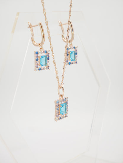 Auskari "Blue Lagoon"