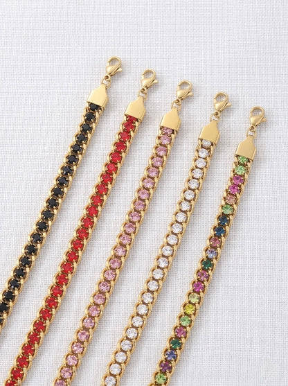 Tennis rokassprādze “Vivid”