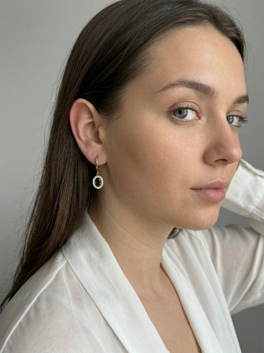 Auskari "Green Eyes"