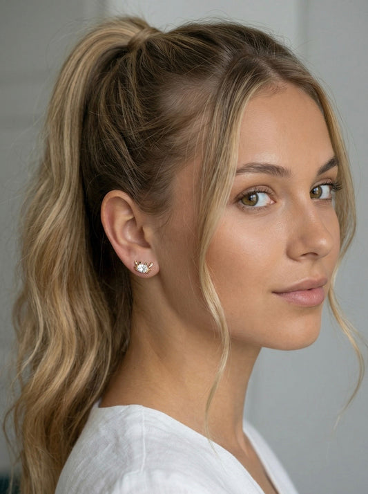 Auskari "Crystal Crab"