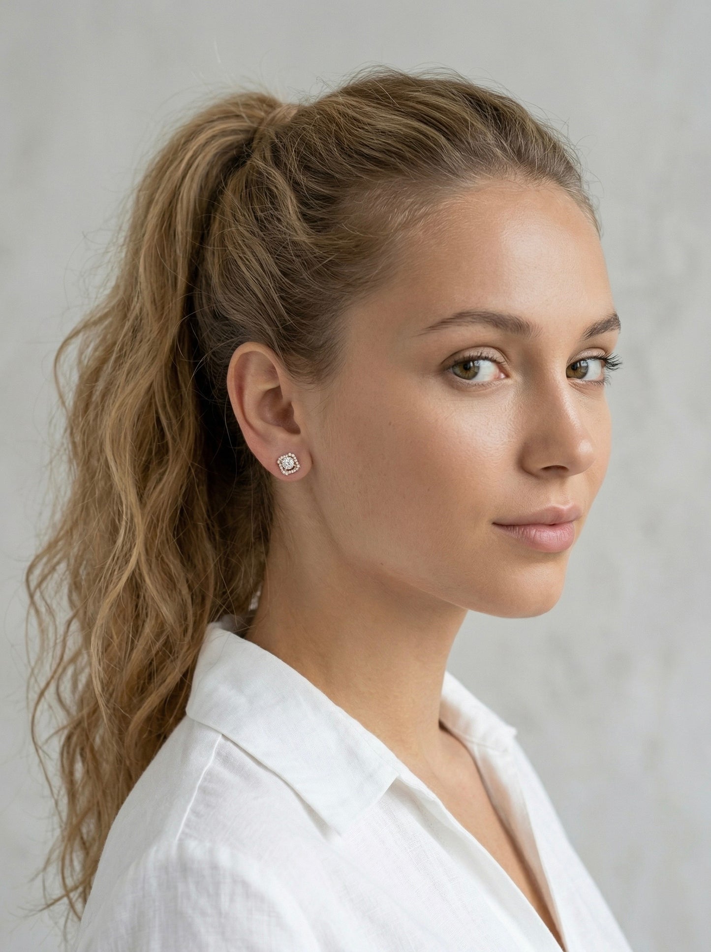 Auskari "Serene White"
