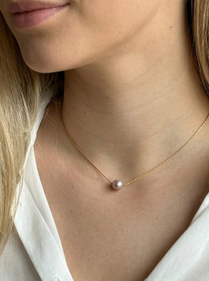 Upes pērļu kaklarota “Solo Pearl” | 4 krāsu opcijas