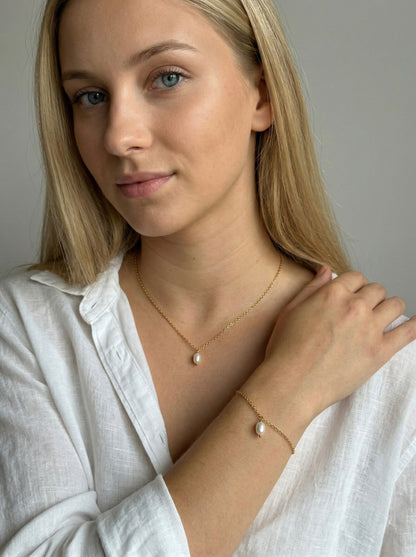 Upes pērles rokassprādze “Pearl Serenity”