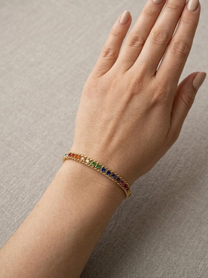 Tennis rokassprādze “Vivid”