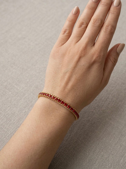 Tennis rokassprādze “Vivid”