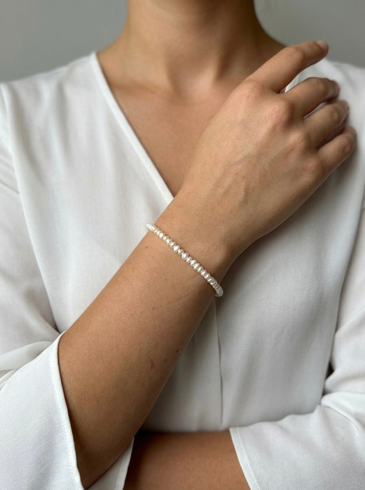 Upes pērļu aproce “Colette” - Ameno saldūdens pērļu rotas