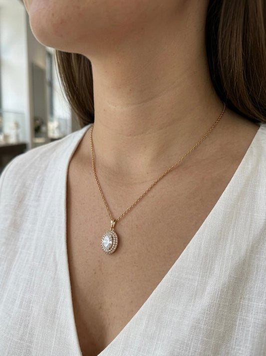 Kaklarota "Embera" | Ameno.lv rotaslietas ar kristāliem